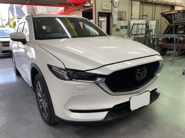 マツダ　CX-8　ボンネット　飛び石修理　相模原市