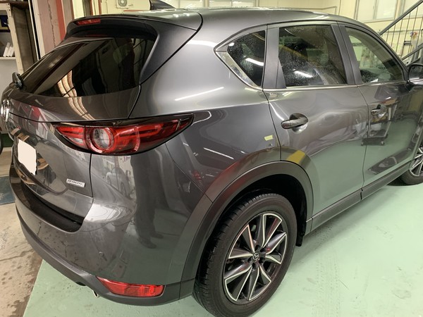 マツダ　CX-5　右クォーター　ヘコミ修理　相模原市