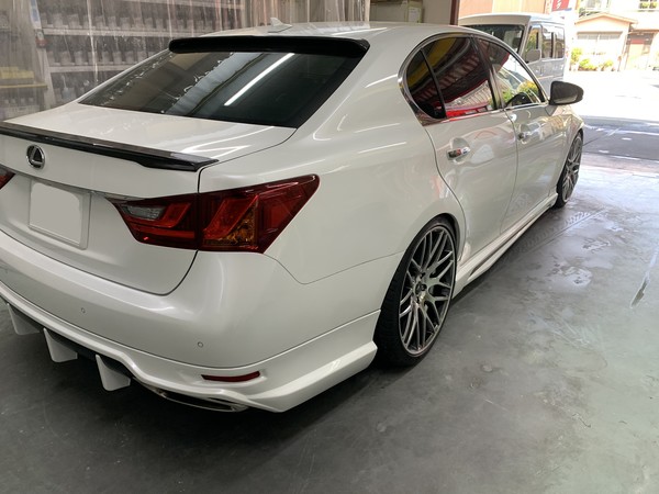レクサス　GS　Rバンパー修理　相模原市