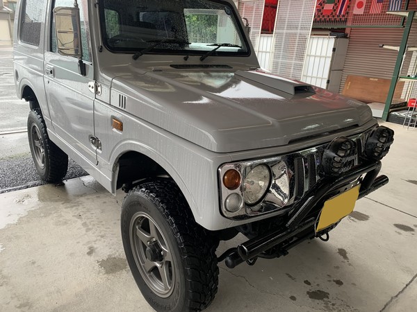 スズキ　ジムニー　フロントまわり　保険修理　川崎市