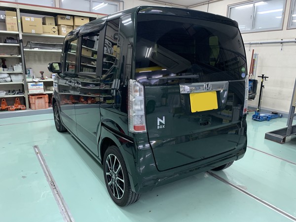 ホンダ　N-BOX　左クォーター板金　相模原市