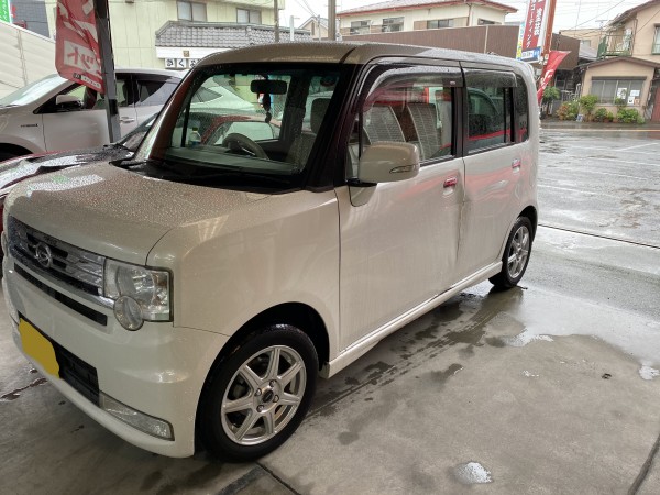 ダイハツ　ムーブコンテ　左フロントドア　リヤドア　ロッカーパネル交換　自費修理　相模原市